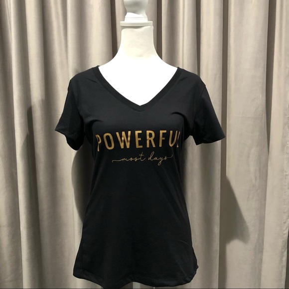 NEW!! Motivational V neck Tee - Picture 1 of 6